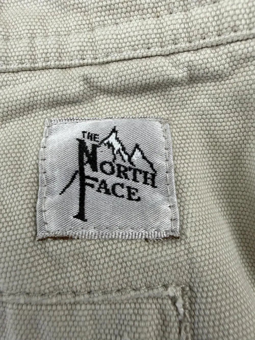 The North Face Pants Mens 36 Beige Cargo Relaxed Fit Canvas Outdoor Workwear